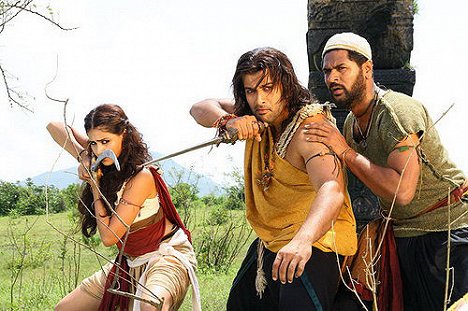 Genelia D'Souza, Prithviraj Sukumaran, Prabhu Deva - Urumi - Do filme