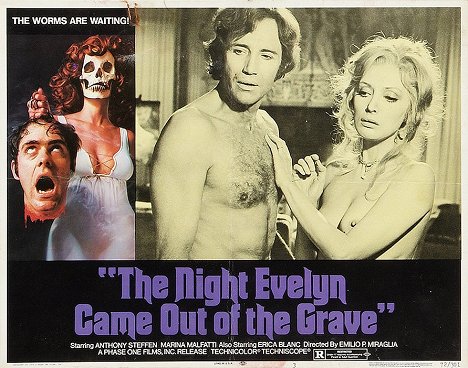 Anthony Steffen, Marina Malfatti - The Night Evelyn Came Out of the Grave - Lobby Cards