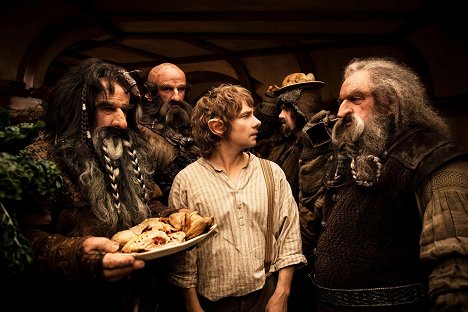 William Kircher, Graham McTavish, Martin Freeman, James Nesbitt, John Callen - The Hobbit: An Unexpected Journey - Van film