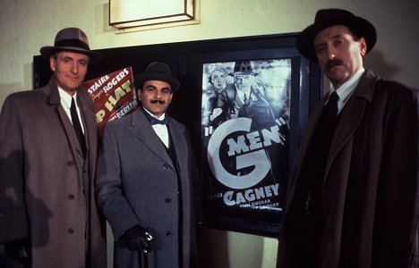 Hugh Fraser, David Suchet, Philip Jackson - Agatha Christie's Poirot - Únos ministerského předsedy - Z filmu