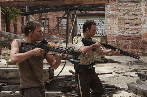 Norman Reedus, Andrew Lincoln - The Walking Dead - Vatos - Van film