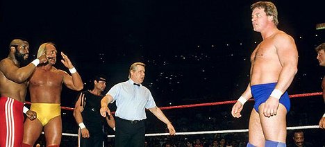 Mr. T, Hulk Hogan, Roddy Piper - WrestleMania I - Filmfotos