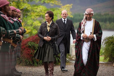 Kristin Scott Thomas, Hamish Gray, Amr Waked - Des saumons dans le désert - Film