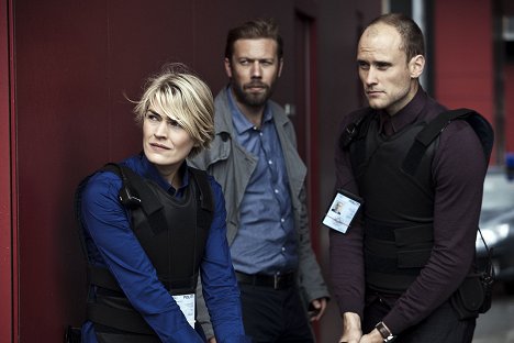 Laura Bach, Jakob Cedergren, Frederik Meldal Nørgaard - Den som dræber - De la película