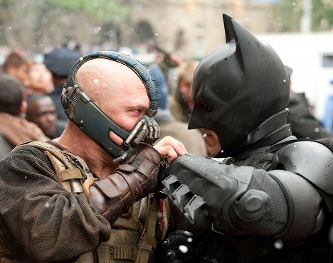 Tom Hardy, Christian Bale - The Dark Knight Rises - Filmfotos