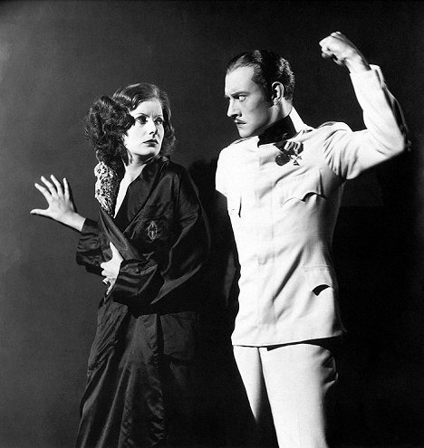Greta Garbo, Conrad Nagel - La Belle Ténébreuse - Promo
