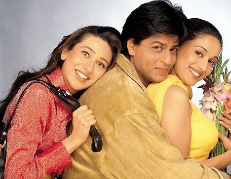 Karisma Kapoor, Shahrukh Khan, Madhuri Dixit - Dil To Pagal Hai - Mein Herz spielt verrückt - Werbefoto