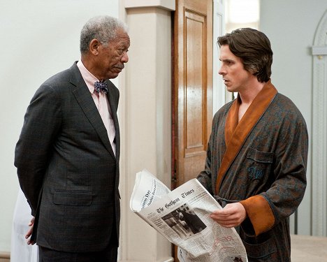 Morgan Freeman, Christian Bale - El caballero oscuro: La leyenda renace - De la película