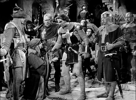 Alan Hale, Montagu Love, Henry Wilcoxon - The Crusades - Photos