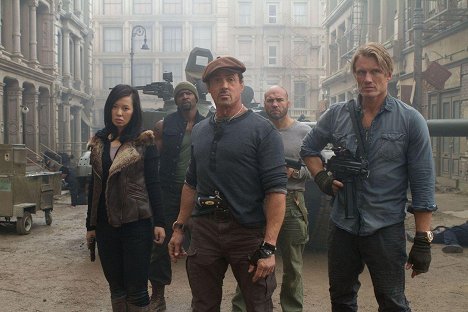 Nan Yu, Terry Crews, Sylvester Stallone, Randy Couture, Dolph Lundgren - The Expendables 2: Back For War - Filmfotos