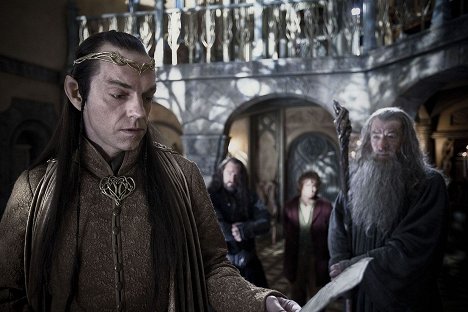 Hugo Weaving, Ian McKellen - Der Hobbit: Eine unerwartete Reise - Filmfotos