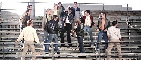 Kelly Ward, Jeff Conaway, Michael Tucci, John Travolta, Barry Pearl - Grease - Filmfotos