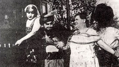 Karel Lamač, Betty Kysilková, Rudolf Stahl - Maharadžovo potěšení - Filmfotos