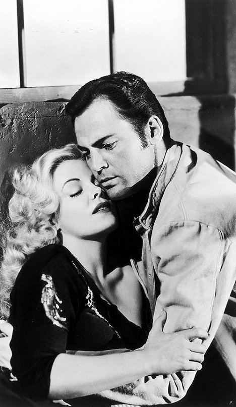 Cleo Moore, John Agar - Hold Back Tomorrow - Filmfotos