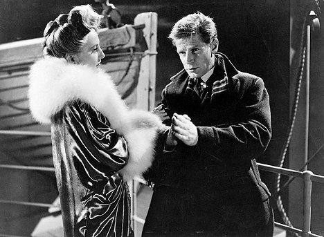 Barbara Stanwyck, Richard Basehart - Untergang der Titanic - Filmfotos