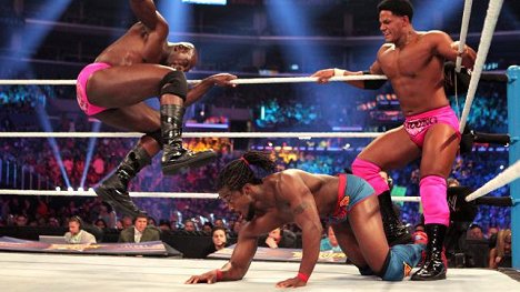 Thaddeus Bullard, Kofi Sarkodie-Mensah, Frederick Rosser - WWE SummerSlam - Photos