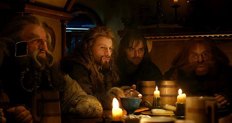 John Callen, Dean O'Gorman, Aidan Turner, Stephen Hunter - The Hobbit: An Unexpected Journey - Van film