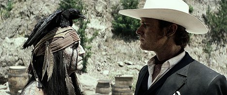 Johnny Depp, Armie Hammer - Lone Ranger - Filmfotos
