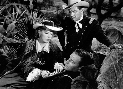 Eleanor Parker, Richard Anderson, William Holden - Escape from Fort Bravo - Photos