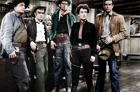 Ernest Borgnine, Ben Cooper, Royal Dano, Joan Crawford, Scott Brady - Johnny Guitar - Gehasst, gejagt, gefürchtet - Filmfotos