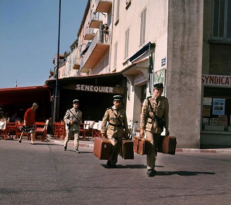 Louis de Funès, Jean Lefebvre, Christian Marin - A Saint Tropez-i csendőr - Filmfotók