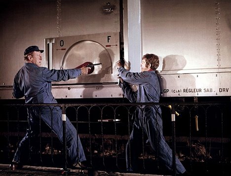 Bourvil, Jean-Paul Belmondo - Pardon, ryöstämme samaa junaa - Kuvat elokuvasta