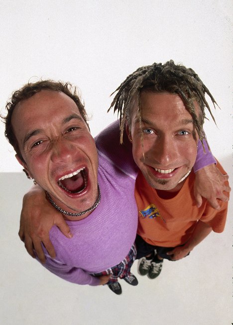 Pauly Shore, Stephen Baldwin - Bud und Doyle - Total Bio, garantiert schädlich - Werbefoto