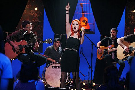 Josh Farro, Zac Farro, Hayley Williams, Jeremy Davis - Paramore: Unplugged - Photos