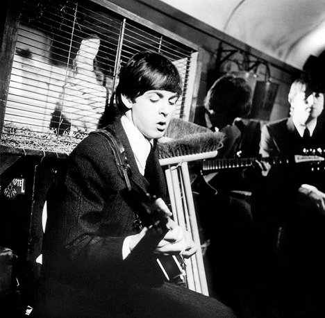 Paul McCartney, John Lennon - The Beatles - A Hard Day's Night - Filmfotos