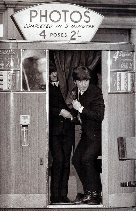 Ringo Starr, John Lennon - A Hard Day's Night - Filmfotos