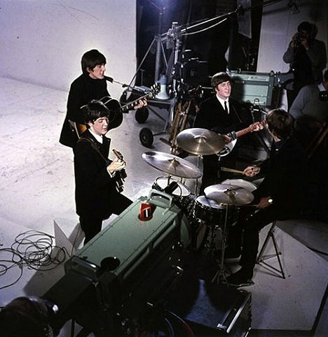 Paul McCartney, George Harrison, John Lennon - A Hard Day's Night - Van film