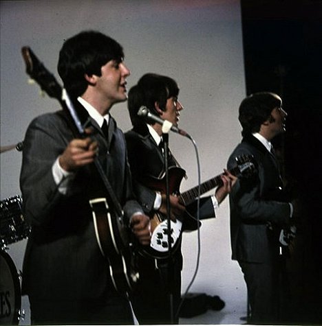 Paul McCartney, George Harrison, John Lennon - The Beatles - A Hard Day's Night - Filmfotos
