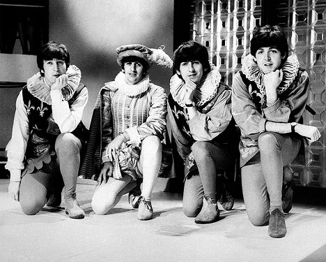 John Lennon, Ringo Starr, George Harrison, Paul McCartney - Around the Beatles - Filmfotos