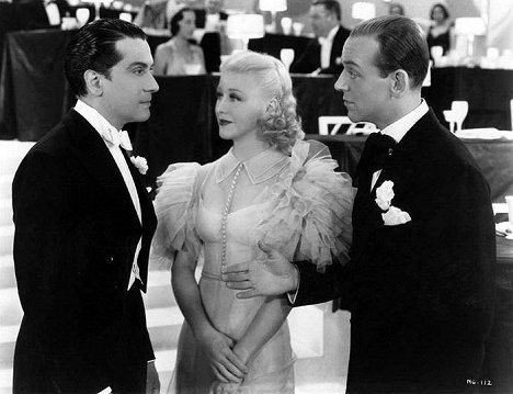 Georges Metaxa, Ginger Rogers, Fred Astaire - Swing Time - Filmfotos