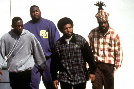 Omar Epps, Ice Cube, Busta Rhymes - Higher Learning - Van film
