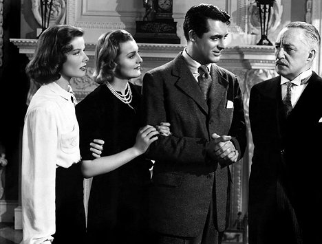 Katharine Hepburn, Doris Nolan, Cary Grant, Henry Kolker - Holiday - Filmfotos