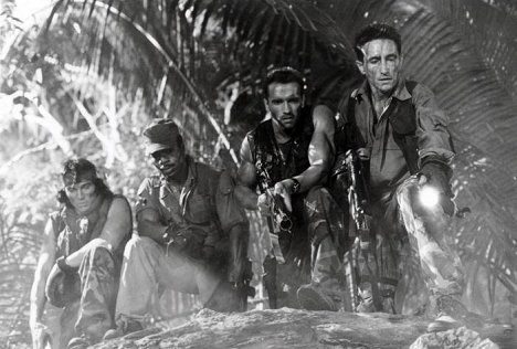 Sonny Landham, Carl Weathers, Arnold Schwarzenegger, Richard Chaves - O Predador - Do filme