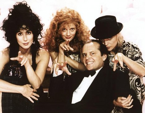 Cher, Susan Sarandon, Jack Nicholson, Michelle Pfeiffer - Die Hexen von Eastwick - Filmfotos
