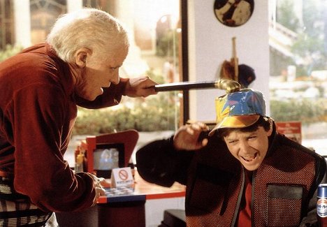 Tom Wilson, Michael J. Fox - Back to the Future Part II - Photos