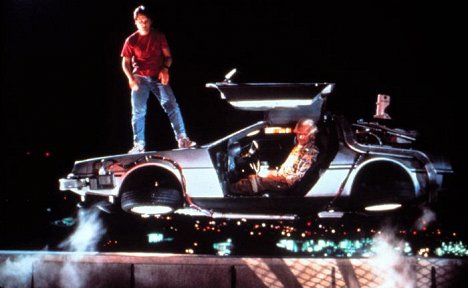 Michael J. Fox, Christopher Lloyd - Zurück in die Zukunft - Teil II - Filmfotos