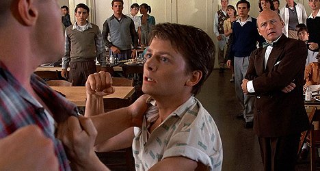 Michael J. Fox, James Tolkan - Tillbaka till framtiden - Kuvat elokuvasta