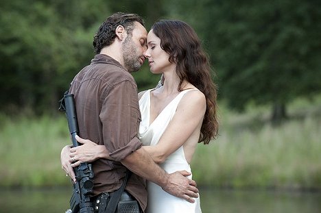 Andrew Lincoln, Sarah Wayne Callies - The Walking Dead - Zuflucht - Filmfotos