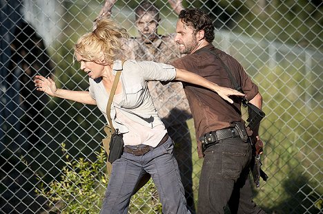 Laurie Holden, Andrew Lincoln - The Walking Dead - Nem vagyok Júdás! - Filmfotók