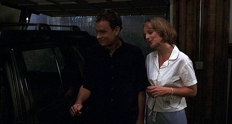 Tom Hanks, Helen Hunt - Cast Away - Van film