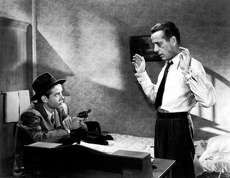 Clifton Young, Humphrey Bogart - Die Schwarze Natter - Filmfotos