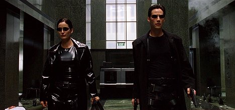 Carrie-Anne Moss, Keanu Reeves - Matrix - Filmfotos