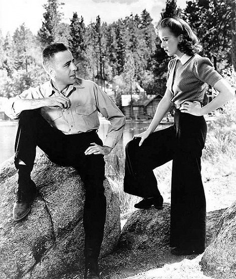 Humphrey Bogart, Ida Lupino - Vysoko v horách - Z filmu