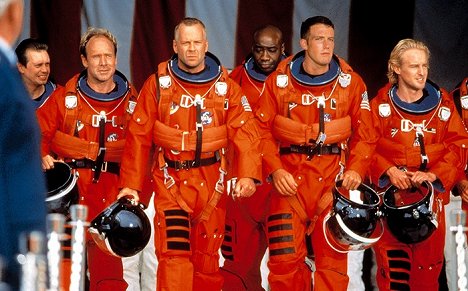 Steve Buscemi, Will Patton, Bruce Willis, Michael Clarke Duncan, Ben Affleck, Owen Wilson - Armageddon - De la película