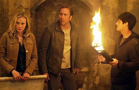 Diane Kruger, Nicolas Cage, Justin Bartha - Benjamin Gates et le Trésor des Templiers - Film