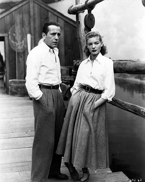 Humphrey Bogart, Lauren Bacall - Gangster in Key Largo - Filmfotos